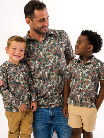 Classic Camo Short Sleeve Performance Polo